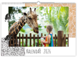 Fotokalendár exkluzív nástenný mesačný na šírku - Zoo