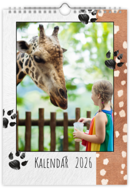 Fotokalendář nástěnný na výšku - Zoo 