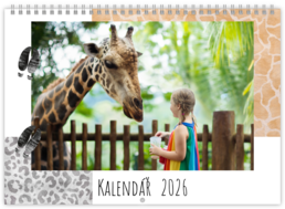 Nástěnný plánovací fotokalendář - Zoo