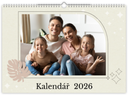 Fotokalendár exkluzív nástenný mesačný na šírku - Family portrait