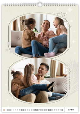 Fotokalendář exklusiv na výšku - Family portrait