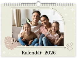 Fotokalendář nástěnný na šířku - Family portrait 