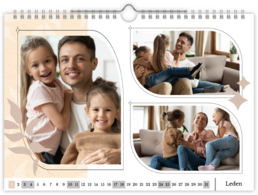 Fotokalendář nástěnný na šířku - Family portrait 