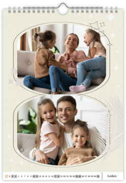 Fotokalendář nástěnný na výšku - Family portrait