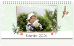 Stolní fotokalendář s vlastními jmény - Ptáčci