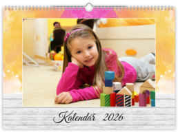 Fotokalendár exkluzív nástenný mesačný na šírku - Colorful 
