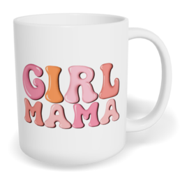 Hrnek klasický malý s vlastním potiskem - Girl mama
