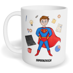 Hrnek klasický malý s vlastním potiskem - Super kolega