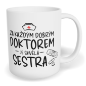 Hrnek klasický malý s vlastním potiskem - Skvělá sestra