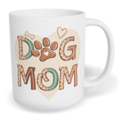 Hrnek klasický malý s vlastním potiskem - Dog mom