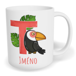 Hrnek klasický malý s vlastním potiskem - Jméno T