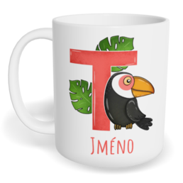Hrnek klasický malý s vlastním potiskem - Jméno T