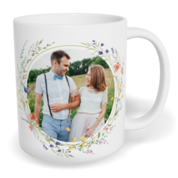 Hrnek klasický malý s vlastním potiskem - Minimalist meadow