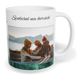 Hrnek klasický malý s vlastním potiskem - Hory