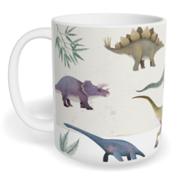 Hrnek klasický malý s vlastním potiskem - Dinosaurus