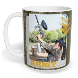 Hrnek klasický malý s vlastním potiskem - Army 