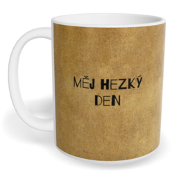 Hrnek klasický malý s vlastním potiskem - Oldpaper