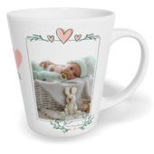 Hrnek Latte malý s vlastním potiskem - Meadow baby