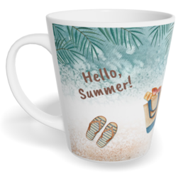 Hrnek Latte malý s vlastním potiskem - Summer
