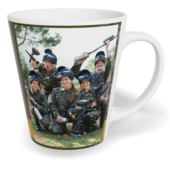 Hrnek Latte malý s vlastním potiskem - Army 