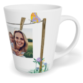 Hrnek Latte malý s vlastním potiskem - Kolíčky
