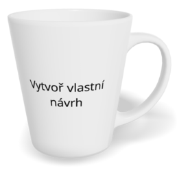 Hrnek Latte malý s vlastním potiskem - Prázdný
