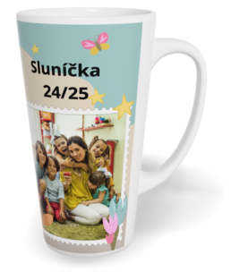 Hrnek latte velký s vlastním potiskem - Dětský