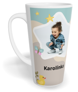Hrnek latte velký s vlastním potiskem - Dětský