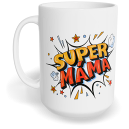 Hrnek klasický velký s vlastním potiskem - Super máma vol. 3