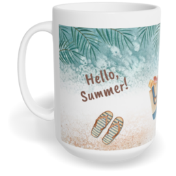 Hrnek klasický velký s vlastním potiskem - Summer