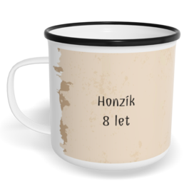 Hrnek plecháček s potiskem na míru - Struktura