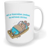 Hrnek klasický velký s vlastním potiskem - Pastička na myši