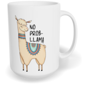 Hrnek klasický velký s vlastním potiskem - No probllama