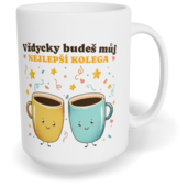Hrnek klasický velký s vlastním potiskem - Nejlepší kolega
