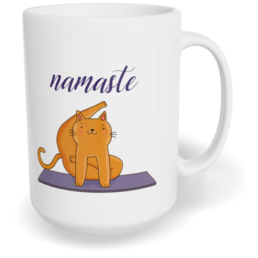 Hrnek klasický velký s vlastním potiskem - Namaste