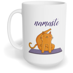 Hrnek klasický velký s vlastním potiskem - Namaste