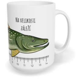 Hrnek klasický velký s vlastním potiskem - Na velikosti záleží