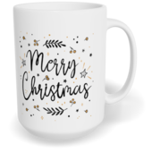 Hrnek klasický velký s vlastním potiskem - Merry Christmas