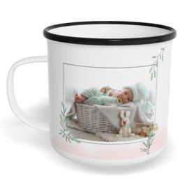 Hrnek plecháček s potiskem na míru - Meadow baby