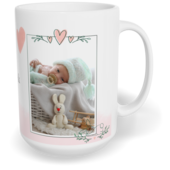 Hrnek klasický velký s vlastním potiskem - Meadow baby