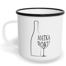 Hrnek plecháček s potiskem na míru - Matka roku
