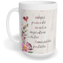 Hrnek klasický velký s vlastním potiskem - Maminka