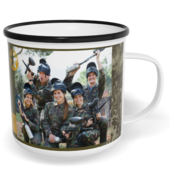 Hrnek plecháček s potiskem na míru - Army 