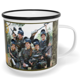 Hrnek plecháček s potiskem na míru - Army 