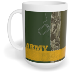 Hrnek klasický velký s vlastním potiskem - Army 