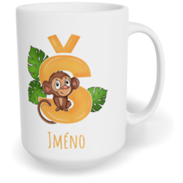 Hrnek klasický velký s vlastním potiskem - Jméno Š