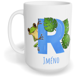 Hrnek klasický velký s vlastním potiskem - Jméno R