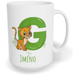 Hrnek klasický velký s vlastním potiskem - Jméno G
