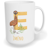 Hrnek klasický velký s vlastním potiskem - Jméno E