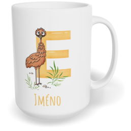 Hrnek klasický velký s vlastním potiskem - Jméno E